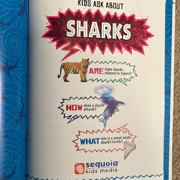 NEW "SHARKS” kids hardcover Book by Sequoia Kids Media - Picture 4 of 4